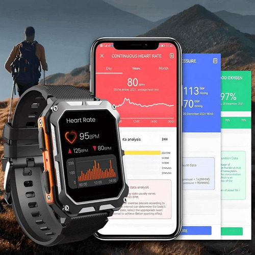 Indestructible Smartwatch, Smart Watch, Ip68 Resistente Al Y