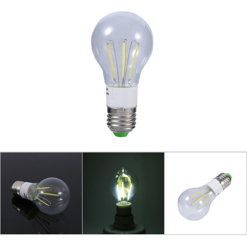 Bombilla Led De Filamento E27 De 3 W, Color Blanco Frío, 12