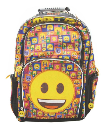 Mochila Espalda Grande 18p Emoji Emoticones #889 Mundomanias