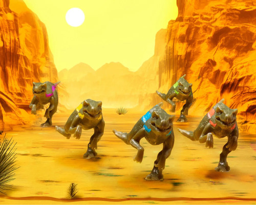 Juego De Mesa Tactico Raptor Race Flexiq Adaptabilidad Dinos