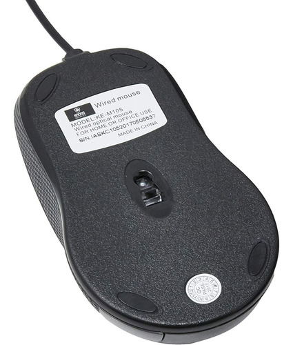 Imagem 5 de 5 de Mouse Com Fio Ke-m105 Clássico Preto Kross Elegance
