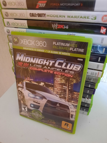 Jogo Midnightclub Los Angeles Xbox 360