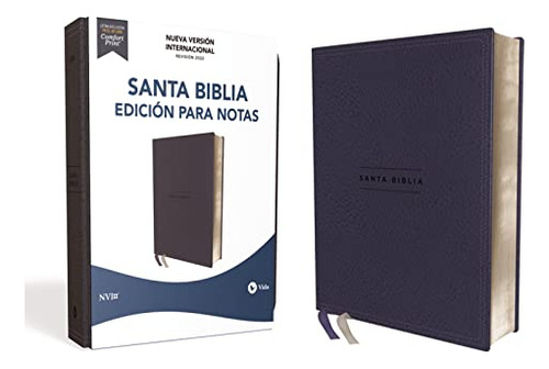 Nvi, Santa Biblia, Revisión 2022, Edición Para Notas, Leathe