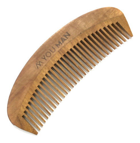 Pente Curvo Para Barba | Produto Artesanal | You Man 12,5cm