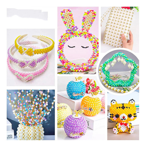 Kit De Miçangas Coloridas Para Pulseira Diy