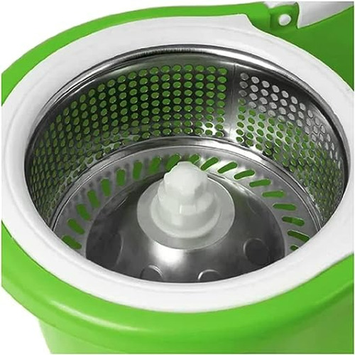 Trapeador Spin Mop Cubeta Inteligente Con Repuesto Color Verde