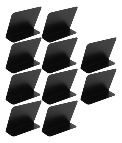 Set De 10 Minipizarras De Manicura Para Buffet, Color Negro