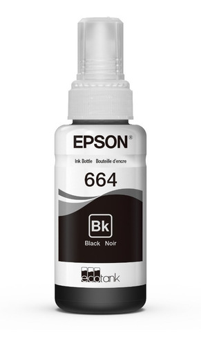 Botella Tinta Epson T664120 Negro T664 Original C13t66412a