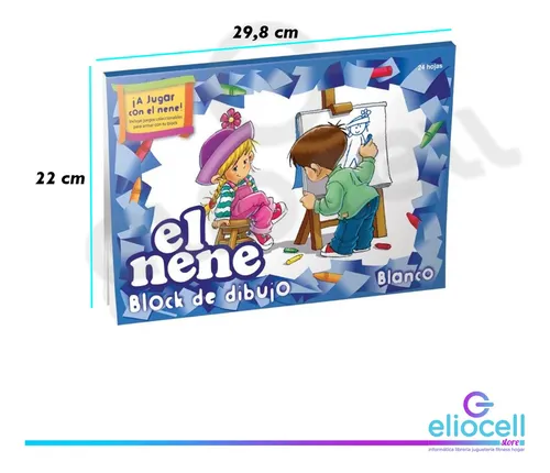 Block El Nene Número 5 Blanco X 5 Unidades