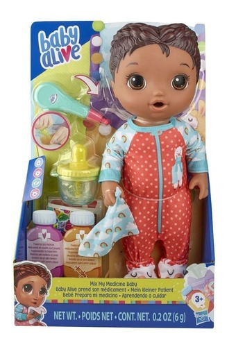 Baby Alive - Aprendendo A Cuidar - Negra - Hasbro E6941