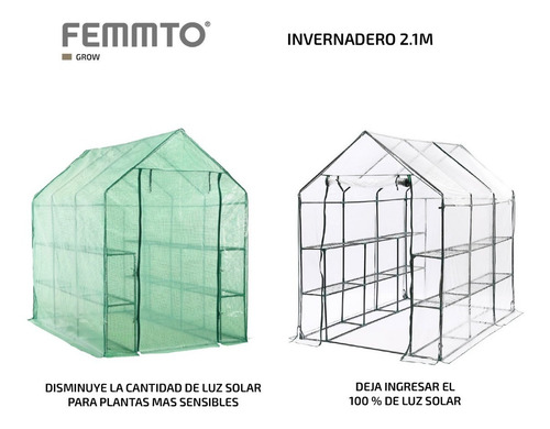 Imagen 6 de 8 de Invernadero Estructura Indoor Exterior Cultivo Plastico Uv