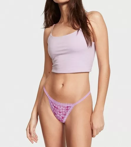 Calcinha Victorias Secret Em Renda Starstruck V-string