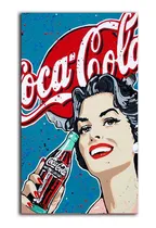 Comprar Cuadro Decorativo Coca Cola 29x50 Cm Anuncio Retro Arte 