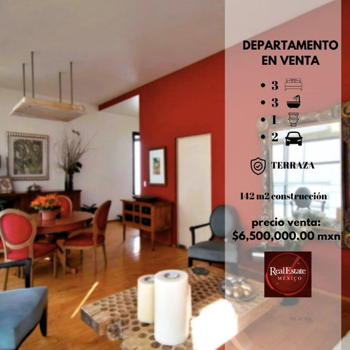 Venta Departamento Progreso Tizapán Con Terraza