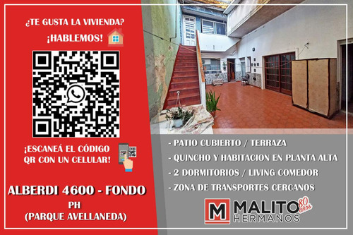 Venta Ph 4 Ambientes Con Patio Y Terraza En Parque Avellaneda