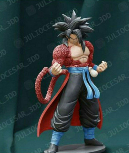 Archivo Stl Impresión 3d - Dragon Ball Goku Ss4