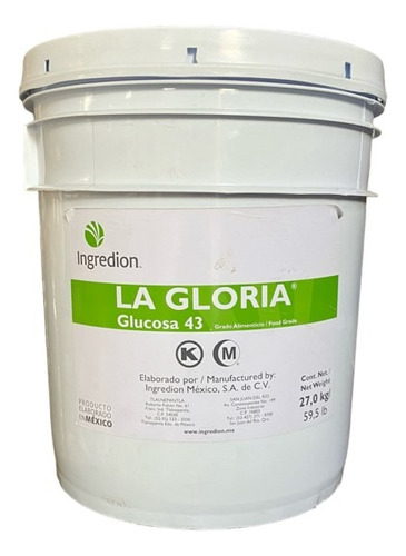 Glucosa 43 La Gloria Cubeta 27 Kg