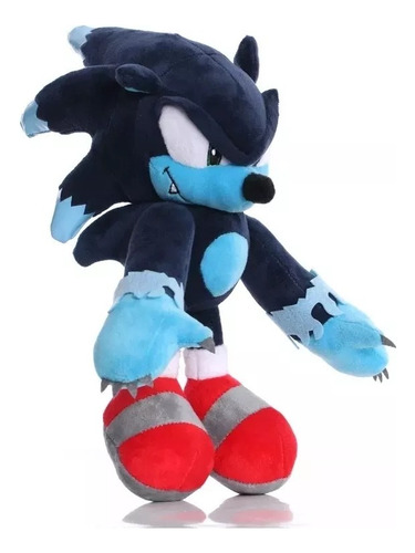 Excelente Peluche Sonic Lobo Sombra Azul Oscuro