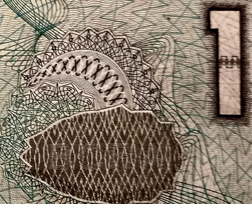 Billete Antiguo Argentina 1 Austral 1985-1991 Rivadavia (Usado)