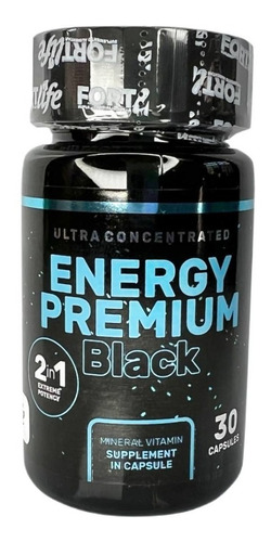 Energy Black Premium Original 100% Natural Fitoterápico