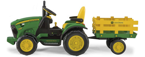 Mini Trator Elétrico John Deere 12v Com Rádio Integrado Kids
