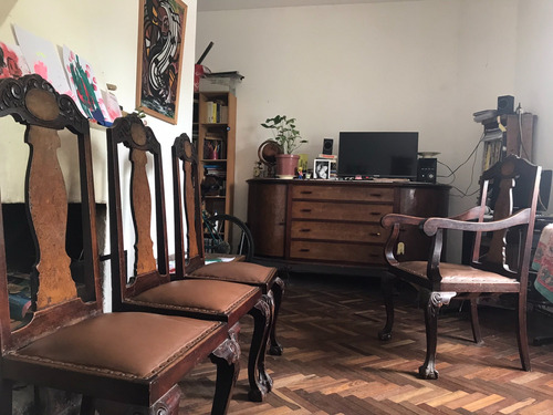 Juego De Comedor Antiguo Con Aparador Y Poltronas