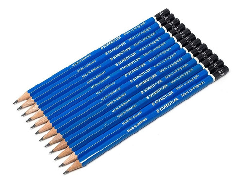 Staedtler Mars Lumograph Lápiz 2h - Caja De 12