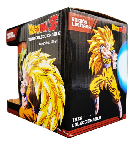 Taza Jumbo Goku Fase 3 Super Saiyajin 567 Ml Dragon Ball Z E