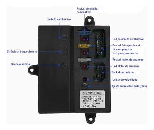 Módulo De Interface 630-465 12v Para Geradores Fg Wilson