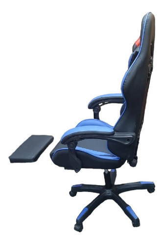 Imagen 3 de 9 de Sillón Escritorio Gamer Ergonómica Apoya Pies Reclinable Mg