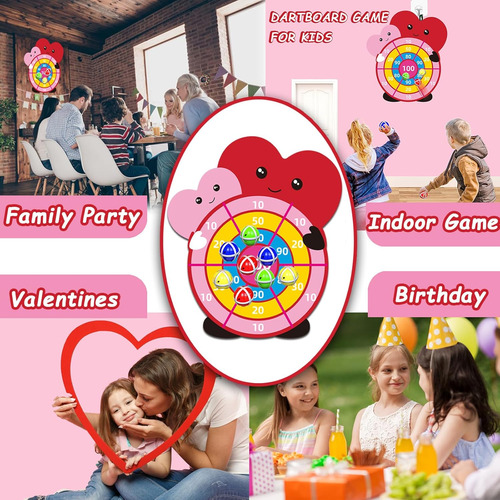 Regalos De San Valentín Para Niños,30 Juego De Diana Gra...