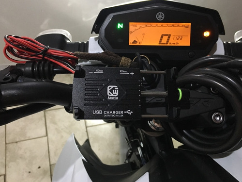 Suporte De Celular Gps Para Moto Com Carregador Usb Alumínio