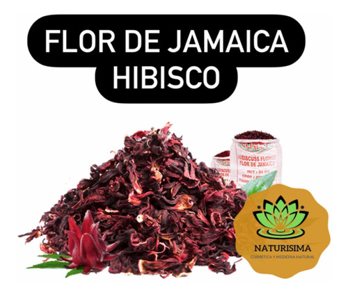 Imagen 1 de 2 de Flor Hibiscus / Hibisco / Flor De Jamaica 1 Kilo