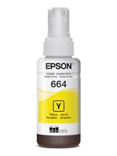 Tinta Epson T664 Ecotank 70ml L110 L120 L200 L210 L300 L350