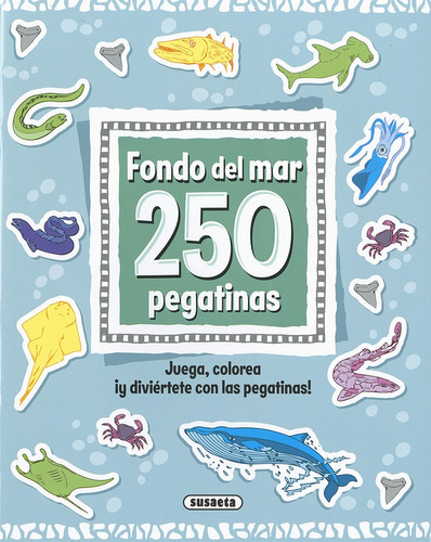 Libro Fondo Del Mar 250 Pegatinas