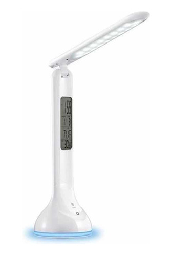 Lampara Escritorio Recargable Luz Led Despertador