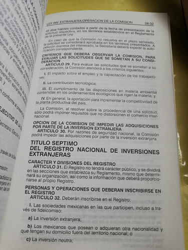 Ley Inversión Extranjera 2004 Reglamento (Usado)