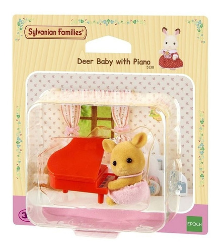 Sylvanian Families Ciervo Bebe Con Piano Juguete Infantil ®