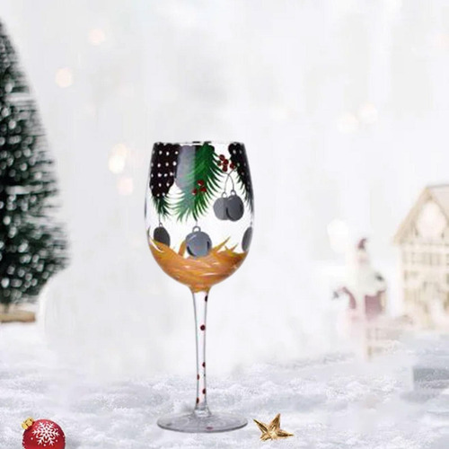 Navideña, Copa Para Beber Vino, Copa Para Vino Estilo D