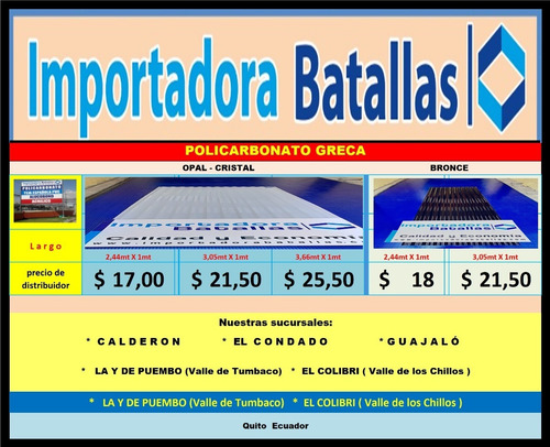 Imagen 7 de 12 de Policarbonato Alveolar Por Metros Sólido Macizo Rigido P4
