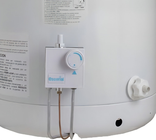 Termotanque Escorial 80 Litros Superior Gas Natural Color Blanco