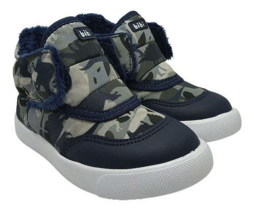 Imagen 3 de 4 de Botita Niño Bibi 1202031 Piel Velcros Impermeable
