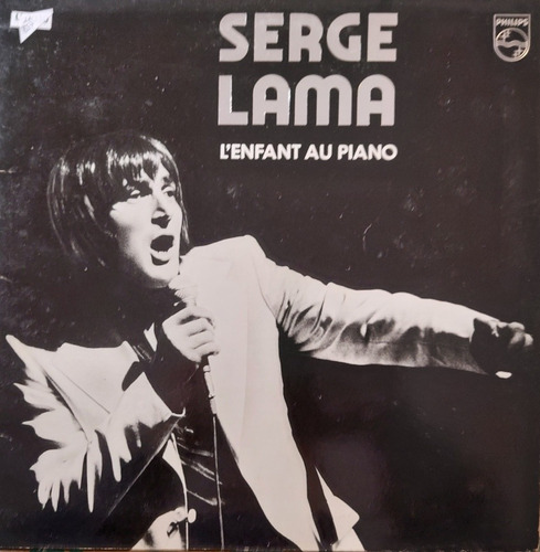 Vinilo Lp De Serge Lama - L'enfant Au Piano (xx857