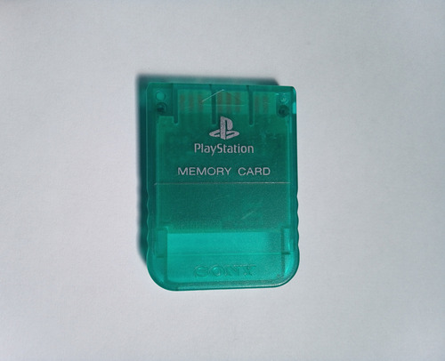 Memory Card  Playstation 1 Ps1 Original Verde