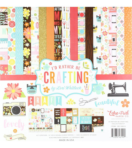 Echo Park Paper Company  I & Apos; D Rather Be Crafting Coll