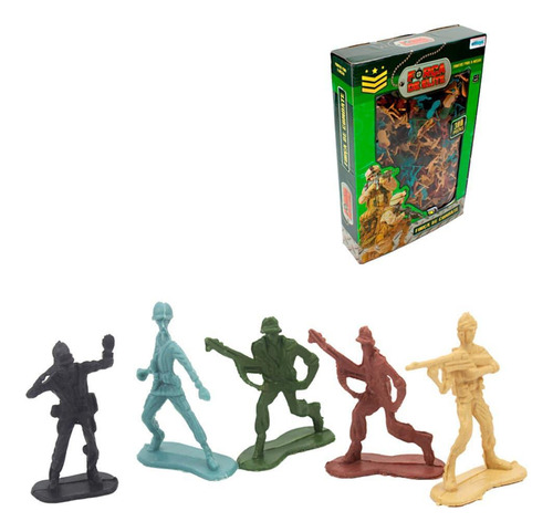 Kit Brinquedo Exercito Soldados De Guerra Soldadinhos 300 Pç