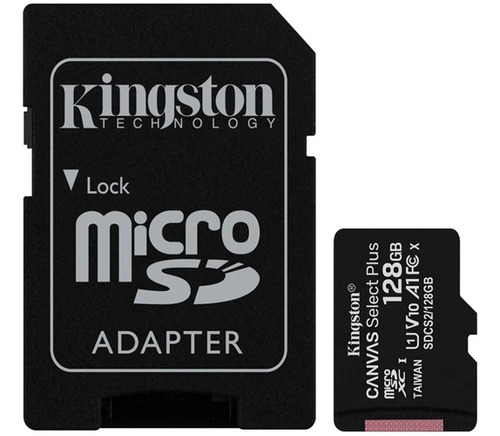 Memoria Kingston 128gb  Micro Sd Con Adaptador 100mb/s 