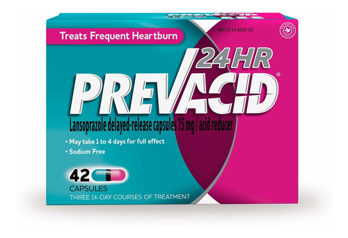 Prevacid 24hr Lansoprazol Capsulas De Liberacion Retardada