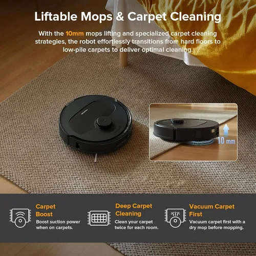 Roborock Qrevo Series Robot Vacuum And Mop, 8000pa Suctio...