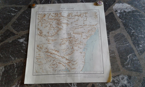 Mapa Antiguo San Julián Ins. Geográfico Militar 1938